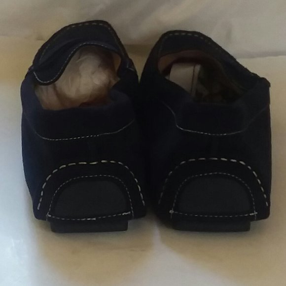 #40 New Bacco Bucci Studio Navy Suede Loafers main image 7